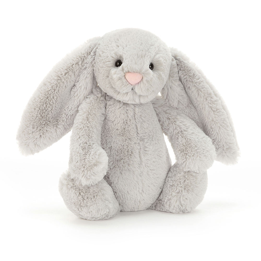 JellyCat Bashful Silver (Grey) Bunny Plush