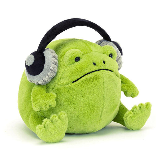 JellyCat Ricky Rain Frog Headphones Plush (Last Call!)